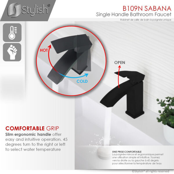 Stylish Sabana Bathroom Faucet, product view 5