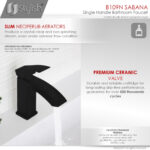 Stylish Sabana Bathroom Faucet, product view 6