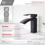 Stylish Sabana Bathroom Faucet, product view 8
