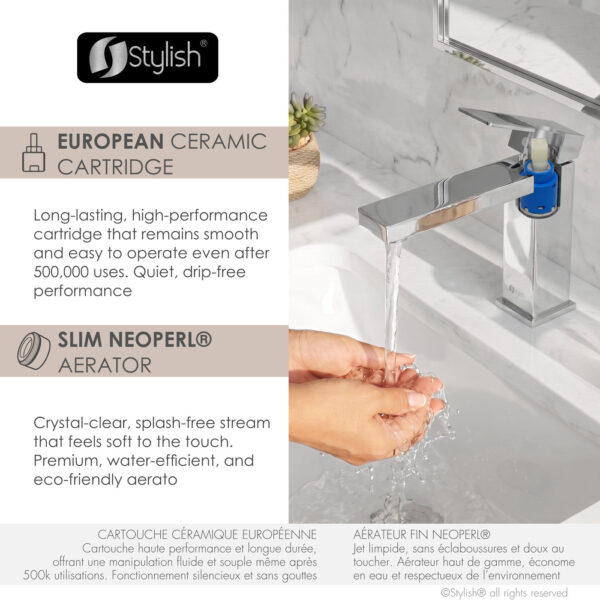 Stylish Bathroom Faucet, product view 6