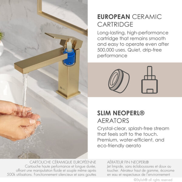 Stylish Bathroom Faucet, product view 6