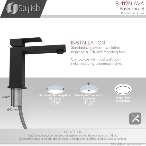 Stylish Bathroom Faucet, product view 9
