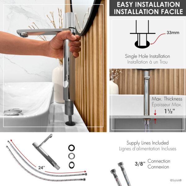 Stylish Nessa Bathroom Faucet, product view 10