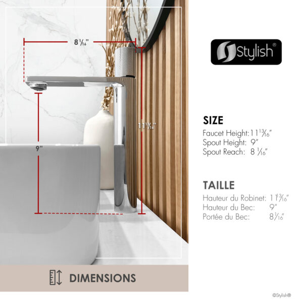Stylish Nessa Bathroom Faucet, product view 4