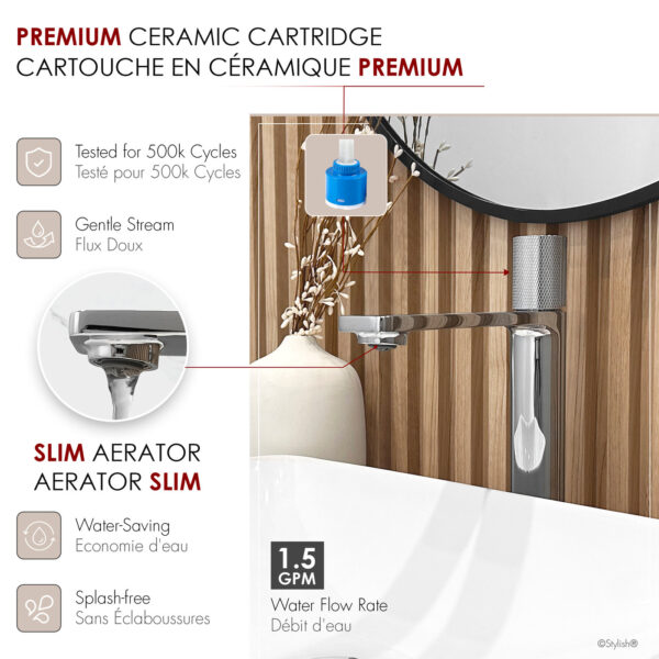 Stylish Nessa Bathroom Faucet, product view 8