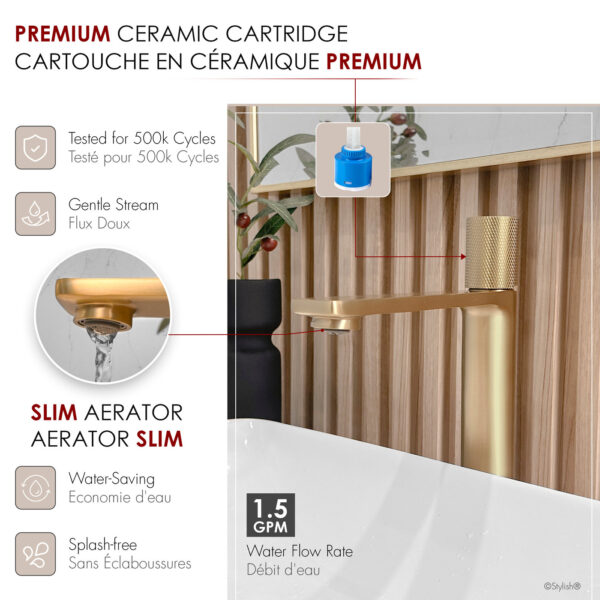 Stylish Nessa Bathroom Faucet, product view 7