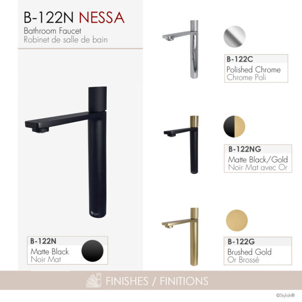 Stylish Nessa Bathroom Faucet, product view 3