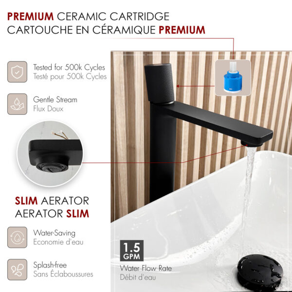 Stylish Nessa Bathroom Faucet, product view 6