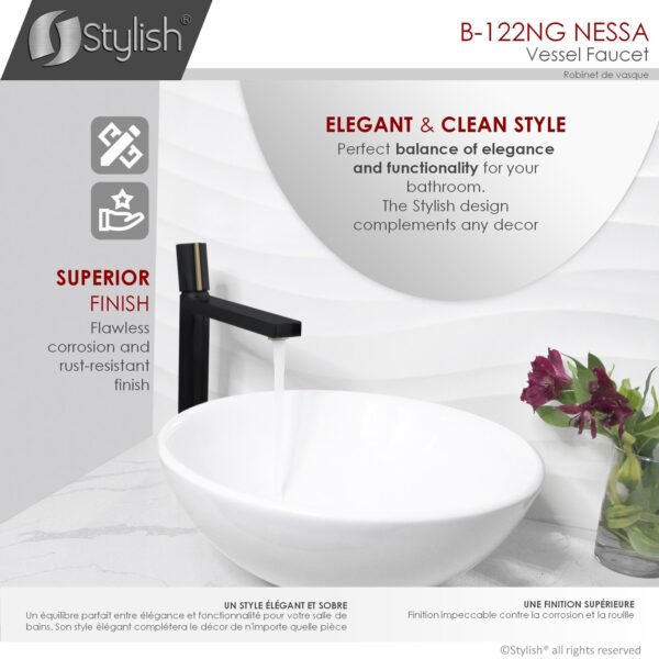 Stylish Nessa Bathroom Faucet, product view 3