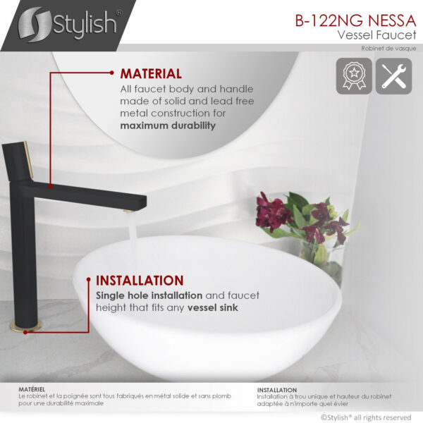 Stylish Nessa Bathroom Faucet, product view 8
