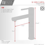 Stylish Carol Bathroom Faucet, product view 4