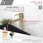 Stylish Carol Bathroom Faucet, product view 6