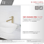 Stylish Carol Bathroom Faucet, product view 8