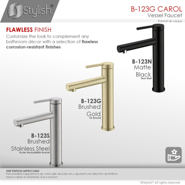 Stylish Carol Bathroom Faucet, product view 9
