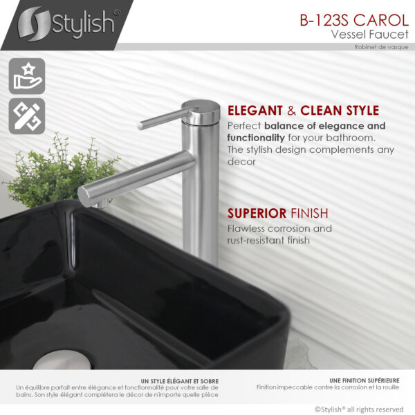 Stylish Carol Bathroom Faucet, product view 3