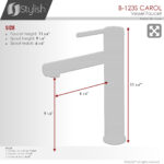 Stylish Carol Bathroom Faucet, product view 4