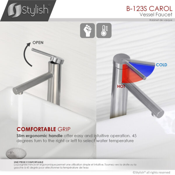 Stylish Carol Bathroom Faucet, product view 5
