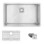 30 inch single bowl stainless steel kitchen sink