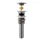 Stylish Pop-Up Drain With Overflow Bathroom Sink Drain, product view 1