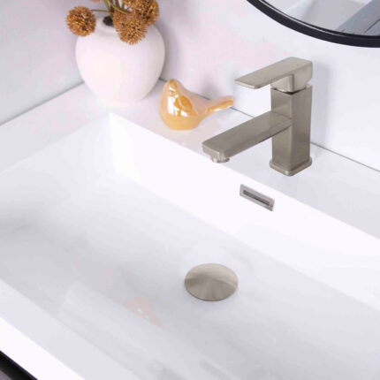 Stylish Pop-Up Drain With Overflow Bathroom Sink Drain, product view 2