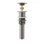 Stylish Pop-Up Drain Without Overflow Bathroom Sink Drain, product view 1
