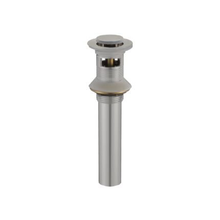 Bathroom sink pop-up drain with overflow