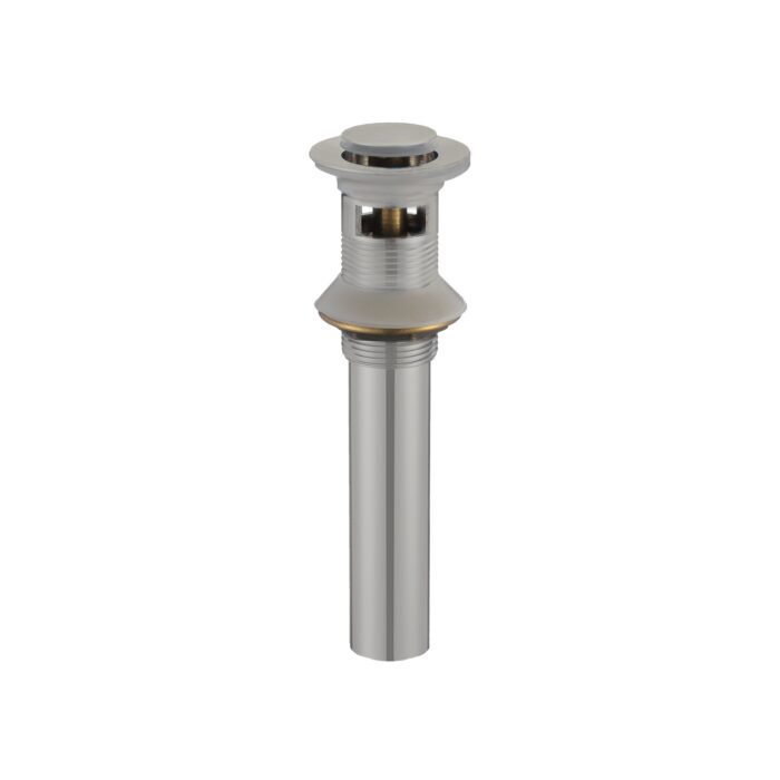 Bathroom sink pop-up drain with overflow