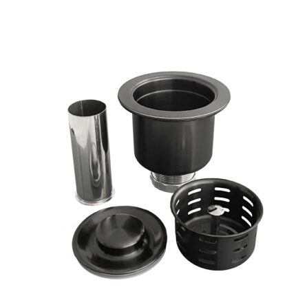 pearl black kitchen sink strainer