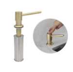 stainless steel kitchen soap dispenser