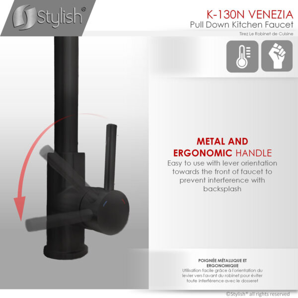 Stylish Venezia Kitchen Faucet, product view 7