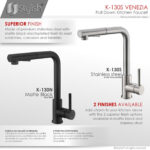 Stylish Venezia Kitchen Faucet, product view 9