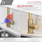 Stylish Modena Kitchen Faucet, product view 7