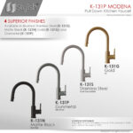 Stylish Modena Kitchen Faucet, product view 9