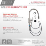 Stylish Modena Kitchen Faucet, product view 10