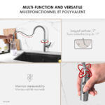 Stylish Napoli Kitchen Faucet, product view 6