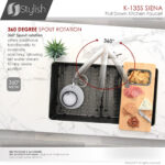Stylish Siena Kitchen Faucet, product view 3