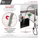 Stylish Siena Kitchen Faucet, product view 6