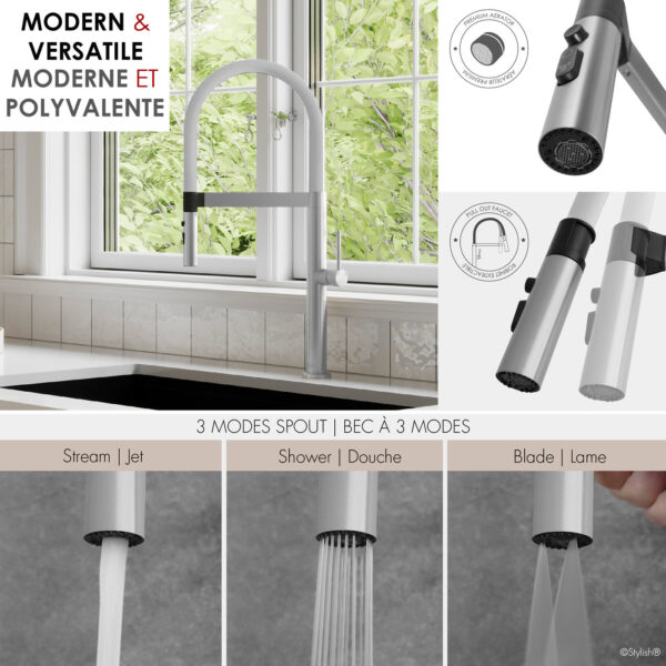 Stylish Carpi Kitchen Faucet, product view 5