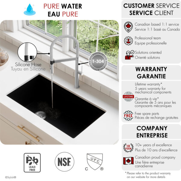 Stylish Carpi Kitchen Faucet, product view 6