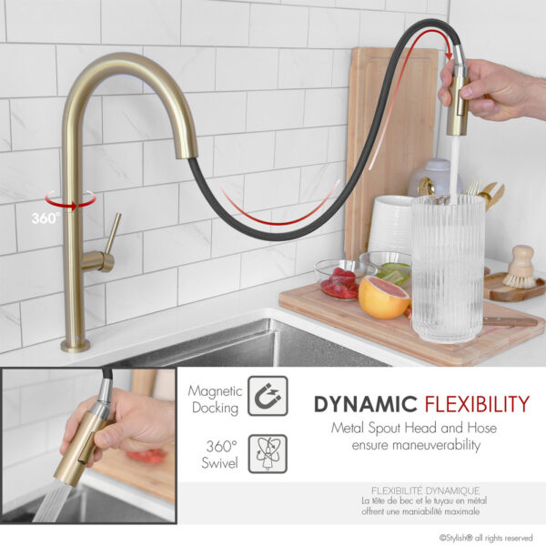 Stylish Catania Kitchen Faucet, product view 5