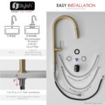Stylish Catania Kitchen Faucet, product view 9