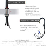 Stylish Catania Kitchen Faucet, product view 4