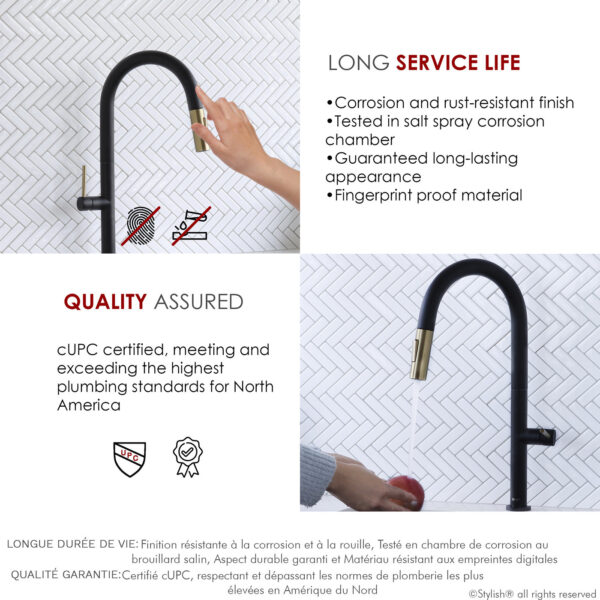 Stylish Catania Kitchen Faucet, product view 9