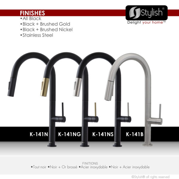 Stylish Catania Kitchen Faucet, product view 11