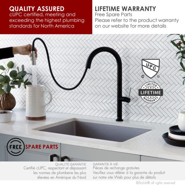 Stylish Catania Kitchen Faucet, product view 7