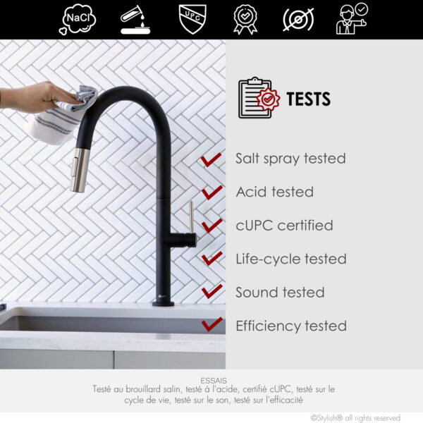 Stylish Catania Kitchen Faucet, product view 8