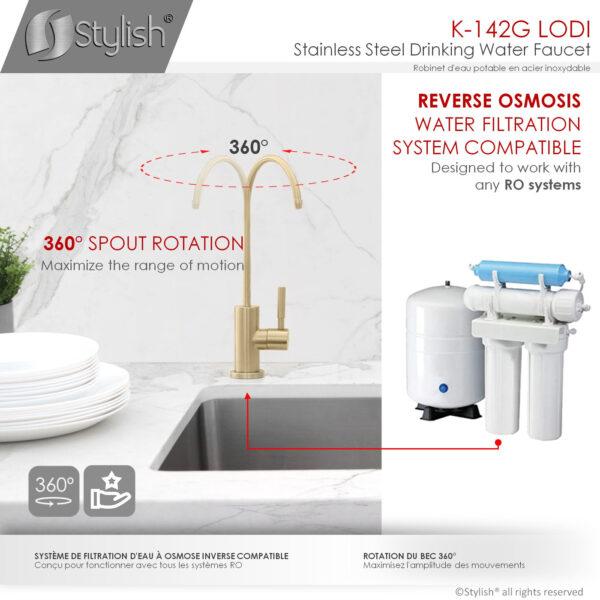 Stylish Lodi Water Tap, product view 4