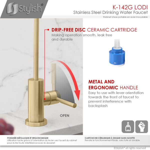 Stylish Lodi Water Tap, product view 7