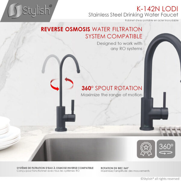 Stylish Lodi Water Tap, product view 3