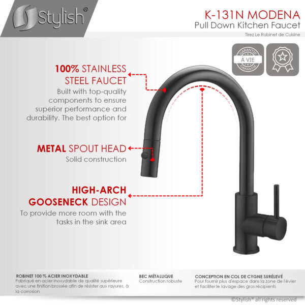 Stylish Modena Sink Accessory, product view 6